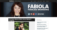 Desktop Screenshot of fabiola-christensen.com