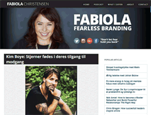 Tablet Screenshot of fabiola-christensen.com